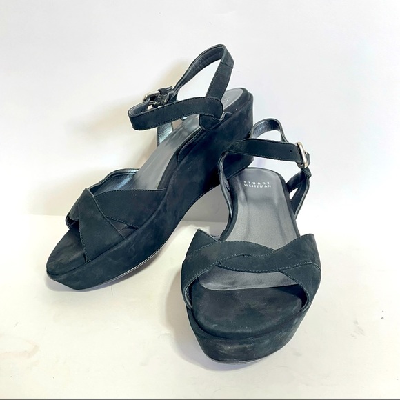 Stuart Weitzman Platform Sandals size 7 - Picture 3 of 8